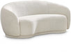 Hyde Cream Boucle Fabric Loveseat - 693Cream-L - Vega Furniture