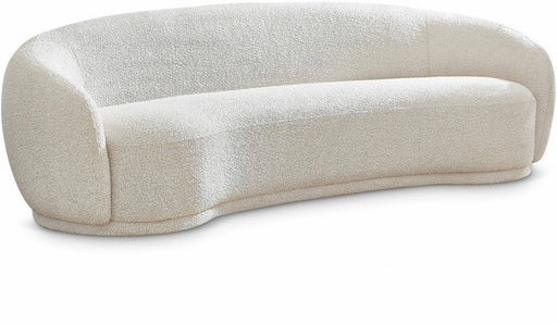 Hyde Cream Boucle Fabric Sofa - 693Cream-S - Vega Furniture