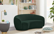 Hyde Green Boucle Fabric Loveseat - 693Green-L - Vega Furniture
