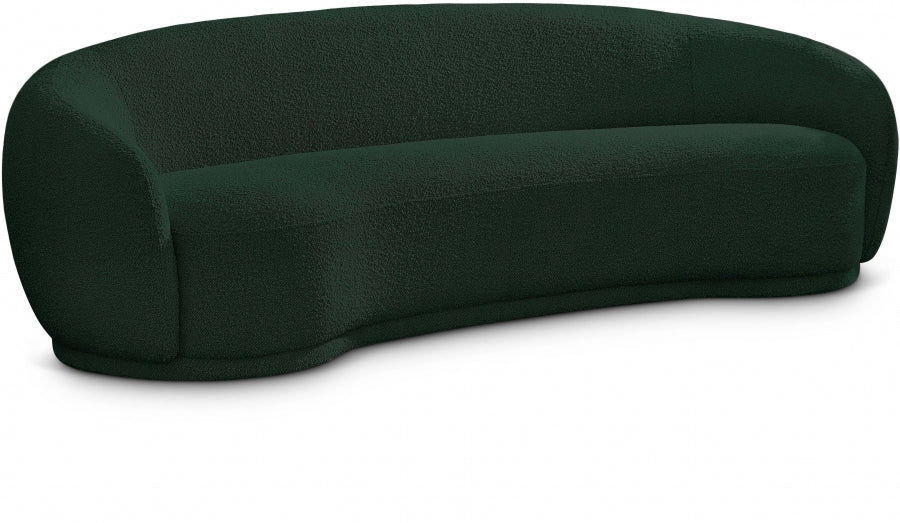 Hyde Green Boucle Fabric Sofa - 693Green-S - Vega Furniture
