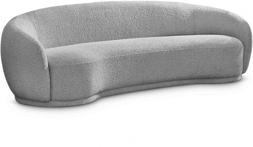 Hyde Grey Boucle Fabric Sofa - 693Grey-S - Vega Furniture