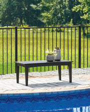 Hyland wave Black Outdoor Coffee Table - P108-701 - Vega Furniture