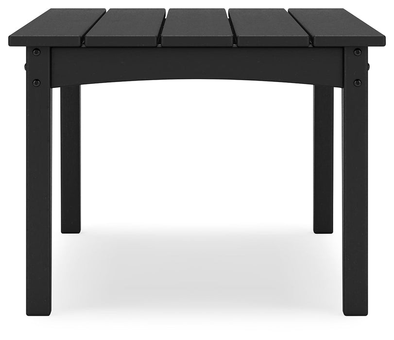 Hyland wave Black Outdoor Coffee Table - P108-701 - Vega Furniture