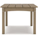 Hyland wave Driftwood Outdoor Coffee Table - P114-701 - Vega Furniture