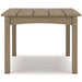 Hyland wave Driftwood Outdoor Coffee Table - P114-701 - Vega Furniture