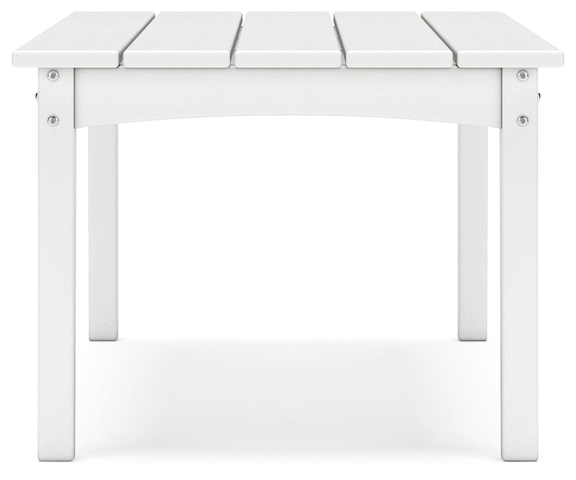 Hyland wave White Outdoor Coffee Table - P111-701 - Vega Furniture