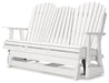 Hyland wave White Outdoor Glider Loveseat - P111-835 - Vega Furniture