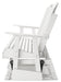 Hyland wave White Outdoor Glider Loveseat - P111-835 - Vega Furniture