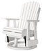 Hyland wave White Outdoor Swivel Glider Chair - P111-820 - Vega Furniture