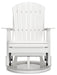 Hyland wave White Outdoor Swivel Glider Chair - P111-820 - Vega Furniture