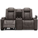 HyllMont Gray Power Reclining Living Room Set - SET | 9300315 | 9300318 - Vega Furniture