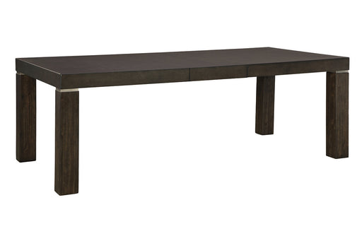 Hyndell Dark Brown Dining Extension Table - D731-35 - Vega Furniture