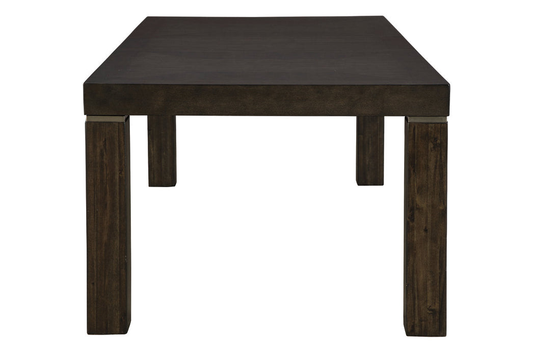 Hyndell Dark Brown Dining Extension Table - D731-35 - Vega Furniture