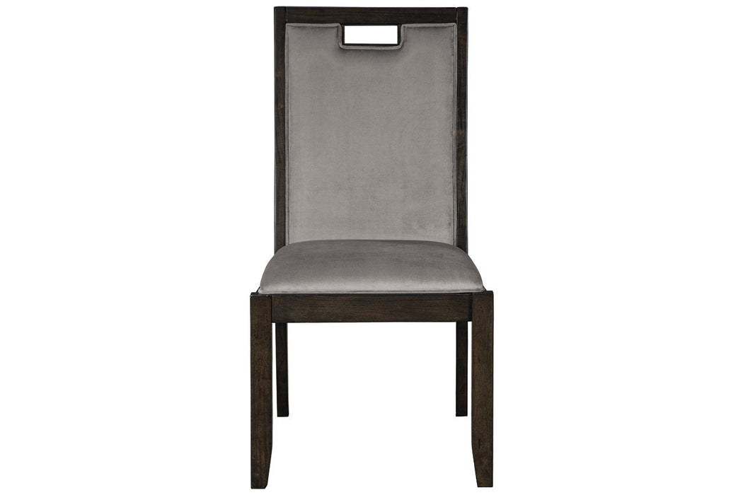 Hyndell Gray/Dark Brown Dining Chair, Set of 2 - D731-01 - Vega Furniture