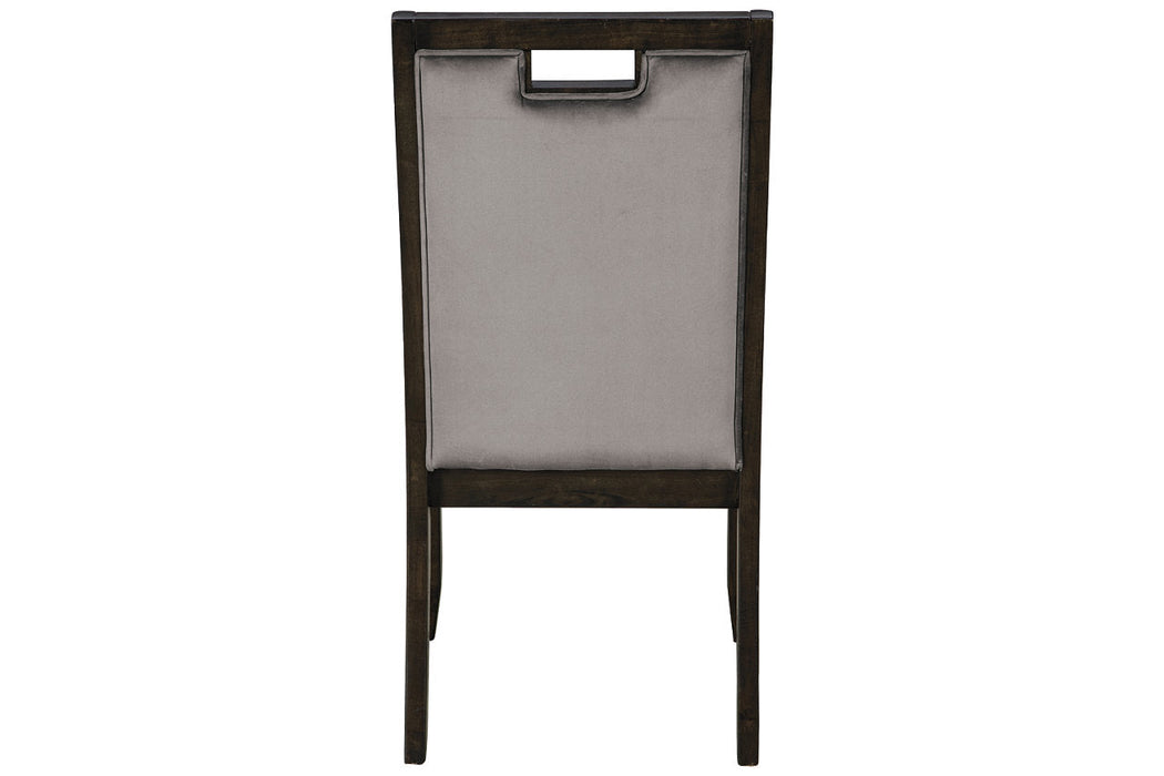 Hyndell Gray/Dark Brown Dining Chair, Set of 2 - D731-01 - Vega Furniture