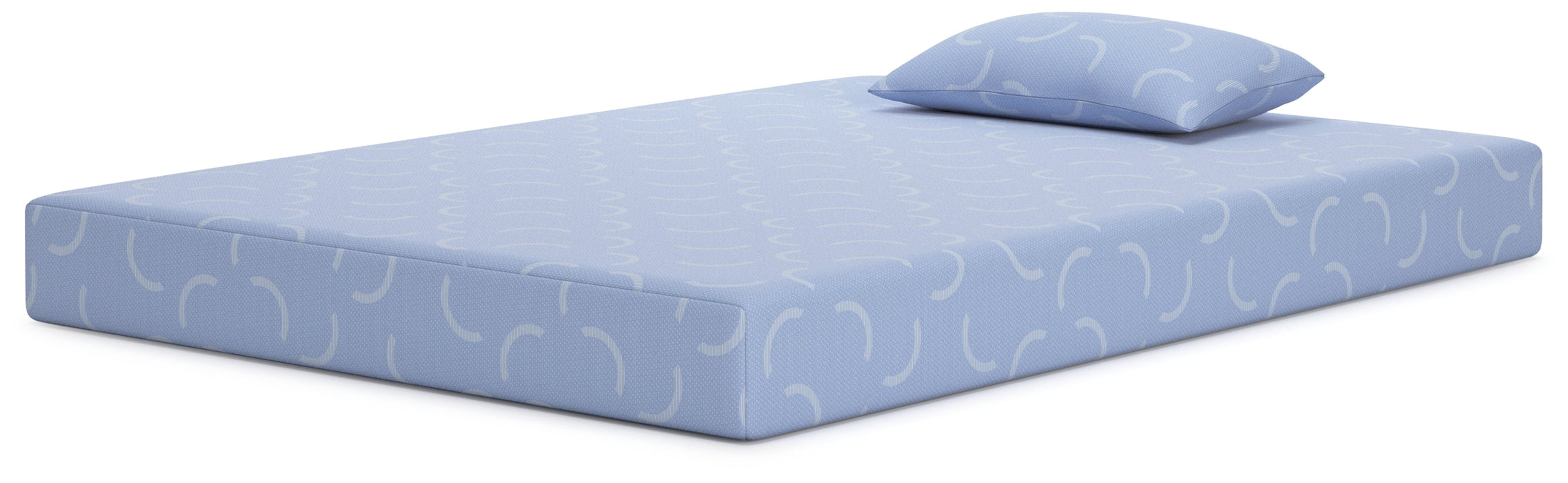 iKidz Ocean Blue Full Mattress and Pillow - M43021 - Vega Furniture