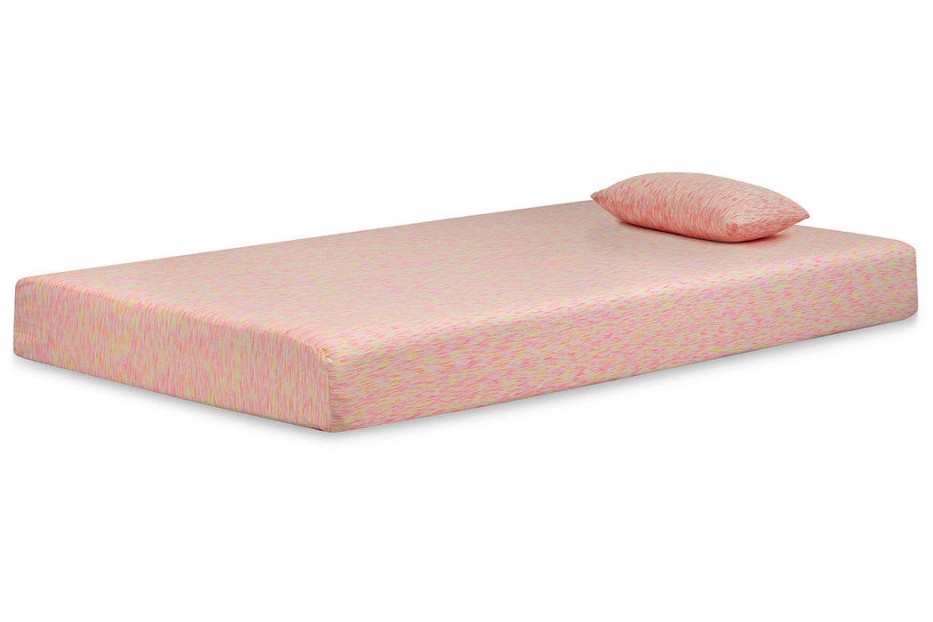 iKidz Pink Pink Twin Mattress and Pillow - M65911 - Vega Furniture