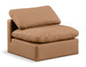 Indulge Faux Leather Living Room Chair Cognac - 146Cognac-Armless - Vega Furniture