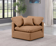 Indulge Faux Leather Living Room Chair Cognac - 146Cognac-Corner - Vega Furniture