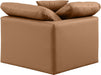 Indulge Faux Leather Living Room Chair Cognac - 146Cognac-Corner - Vega Furniture