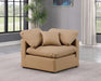 Indulge Faux Leather Living Room Chair Natural - 146Tan-Corner - Vega Furniture