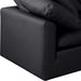 Indulge Faux Leather Sofa Black - 146Black-S140 - Vega Furniture