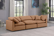 Indulge Faux Leather Sofa Cognac - 146Cognac-S105 - Vega Furniture