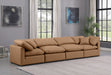 Indulge Faux Leather Sofa Cognac - 146Cognac-S140 - Vega Furniture