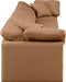 Indulge Faux Leather Sofa Cognac - 146Cognac-S140 - Vega Furniture