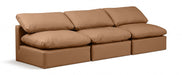 Indulge Faux Leather Sofa Cognac - 146Cognac-S3 - Vega Furniture