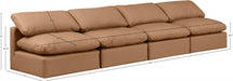 Indulge Faux Leather Sofa Cognac - 146Cognac-S4 - Vega Furniture