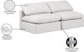 Indulge Faux Leather Sofa Cream - 146Cream-S2 - Vega Furniture