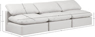 Indulge Faux Leather Sofa Cream - 146Cream-S3 - Vega Furniture