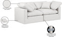 Indulge Faux Leather Sofa Cream - 146Cream-S70 - Vega Furniture