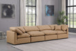 Indulge Faux Leather Sofa Natural - 146Tan-S140 - Vega Furniture
