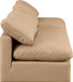 Indulge Faux Leather Sofa Natural - 146Tan-S3 - Vega Furniture