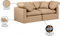 Indulge Faux Leather Sofa Natural - 146Tan-S70 - Vega Furniture