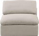 Indulge Linen Textured Fabric Living Room Chair Beige - 141Beige-Armless - Vega Furniture