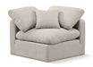 Indulge Linen Textured Fabric Living Room Chair Beige - 141Beige-Corner - Vega Furniture