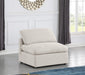 Indulge Linen Textured Fabric Living Room Chair Cream - 141Cream-Armless - Vega Furniture