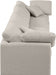 Indulge Linen Textured Fabric Sofa Beige - 141Beige-S140 - Vega Furniture