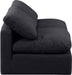 Indulge Linen Textured Fabric Sofa Black - 141Black-S2 - Vega Furniture