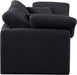 Indulge Linen Textured Fabric Sofa Black - 141Black-S70 - Vega Furniture