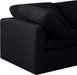 Indulge Linen Textured Fabric Sofa Black - 141Black-S70 - Vega Furniture