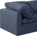 Indulge Linen Textured Fabric Sofa Blue - 141Navy-S140 - Vega Furniture