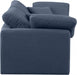 Indulge Linen Textured Fabric Sofa Blue - 141Navy-S70 - Vega Furniture