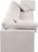 Indulge Linen Textured Fabric Sofa Cream - 141Cream-S140 - Vega Furniture