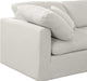 Indulge Linen Textured Fabric Sofa Cream - 141Cream-S140 - Vega Furniture