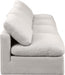 Indulge Linen Textured Fabric Sofa Cream - 141Cream-S4 - Vega Furniture