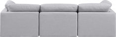 Indulge Linen Textured Fabric Sofa Grey - 141Grey-S105 - Vega Furniture